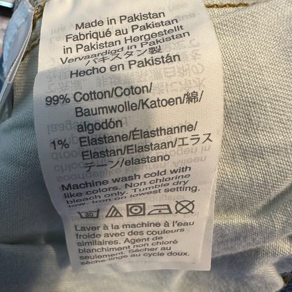 J. Crew Slim Boyfriend Jean High Rise Straight Blue Size 32 New - Picture 5 of 6